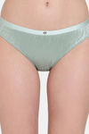 Zivame Coral Glaze Low Rise Full Coverage Bikini Panty - Granite Green — thumbnail 4